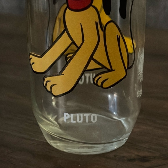 VTG Pepsi/Mickey Mouse/Walt Disney World Themed Drinking Glass Tumbler PLUTO - Picture 14 of 16